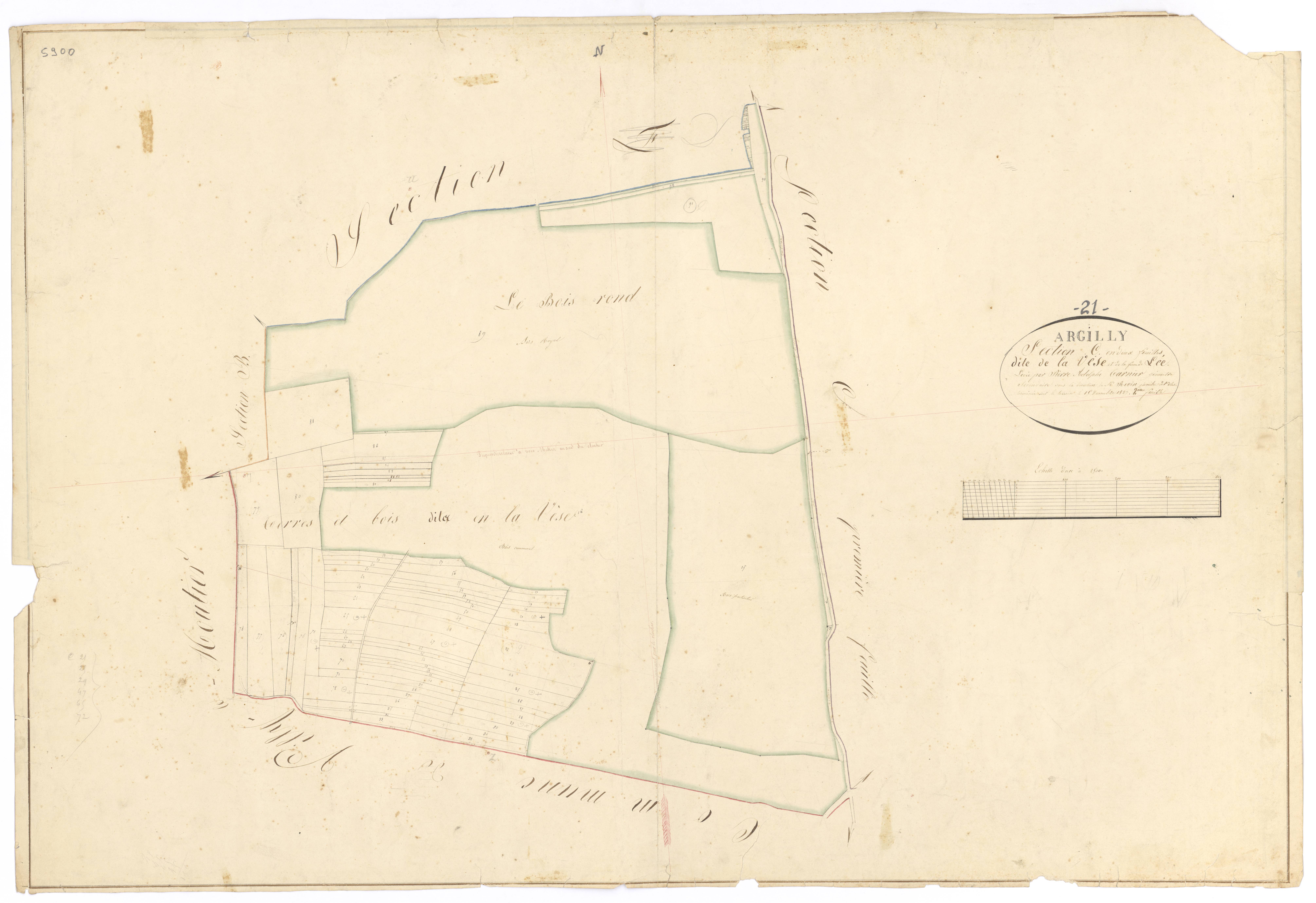Argilly - Section C2 - 3 P PLAN 25/9