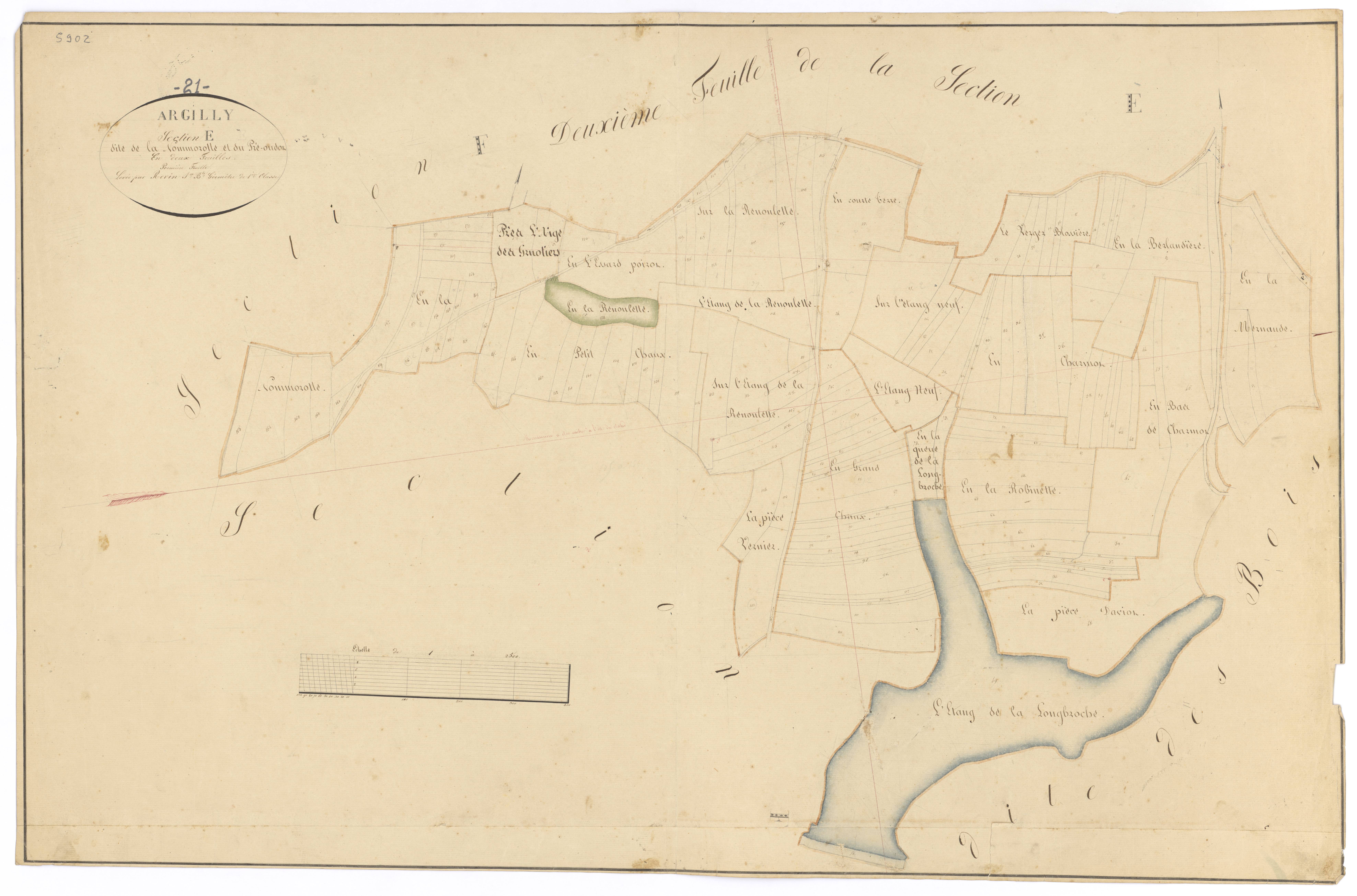 Argilly - Section E1 - 3 P PLAN 25/11