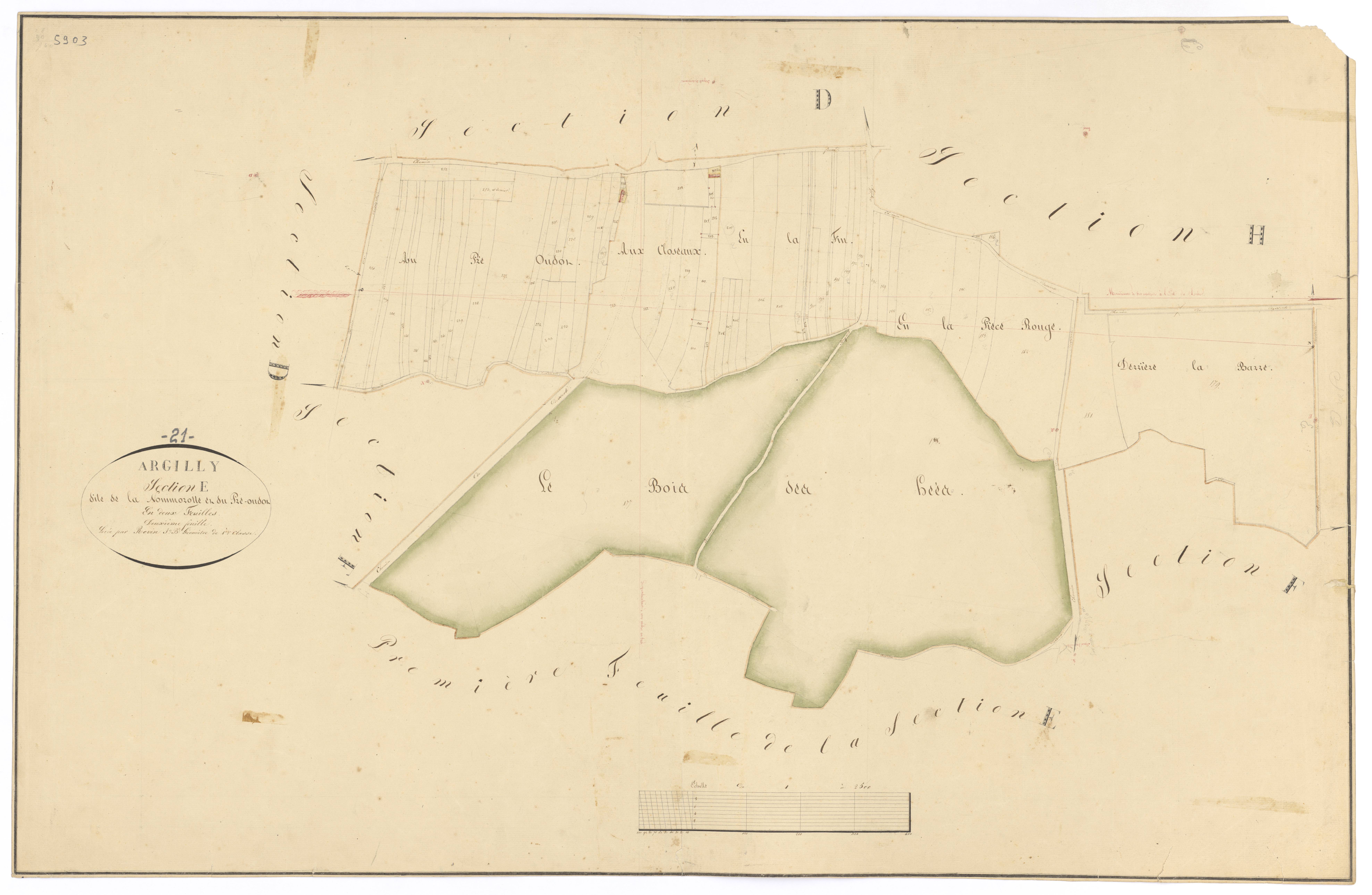 Argilly - Section E2 - 3 P PLAN 25/12
