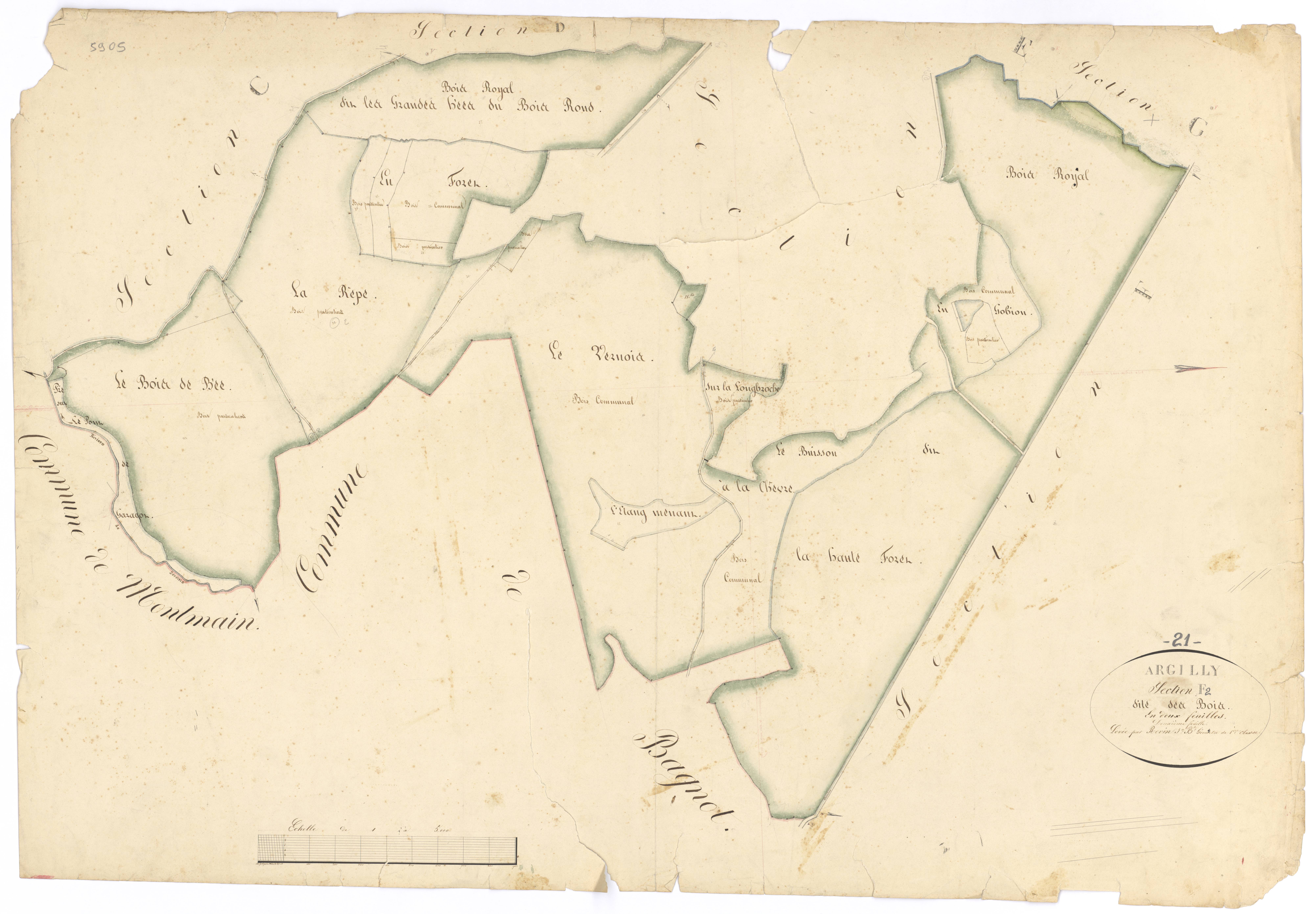 Argilly - Section F2 - 3 P PLAN 25/14