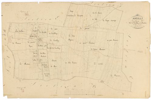 Argilly - Section D - 3 P PLAN 25/10