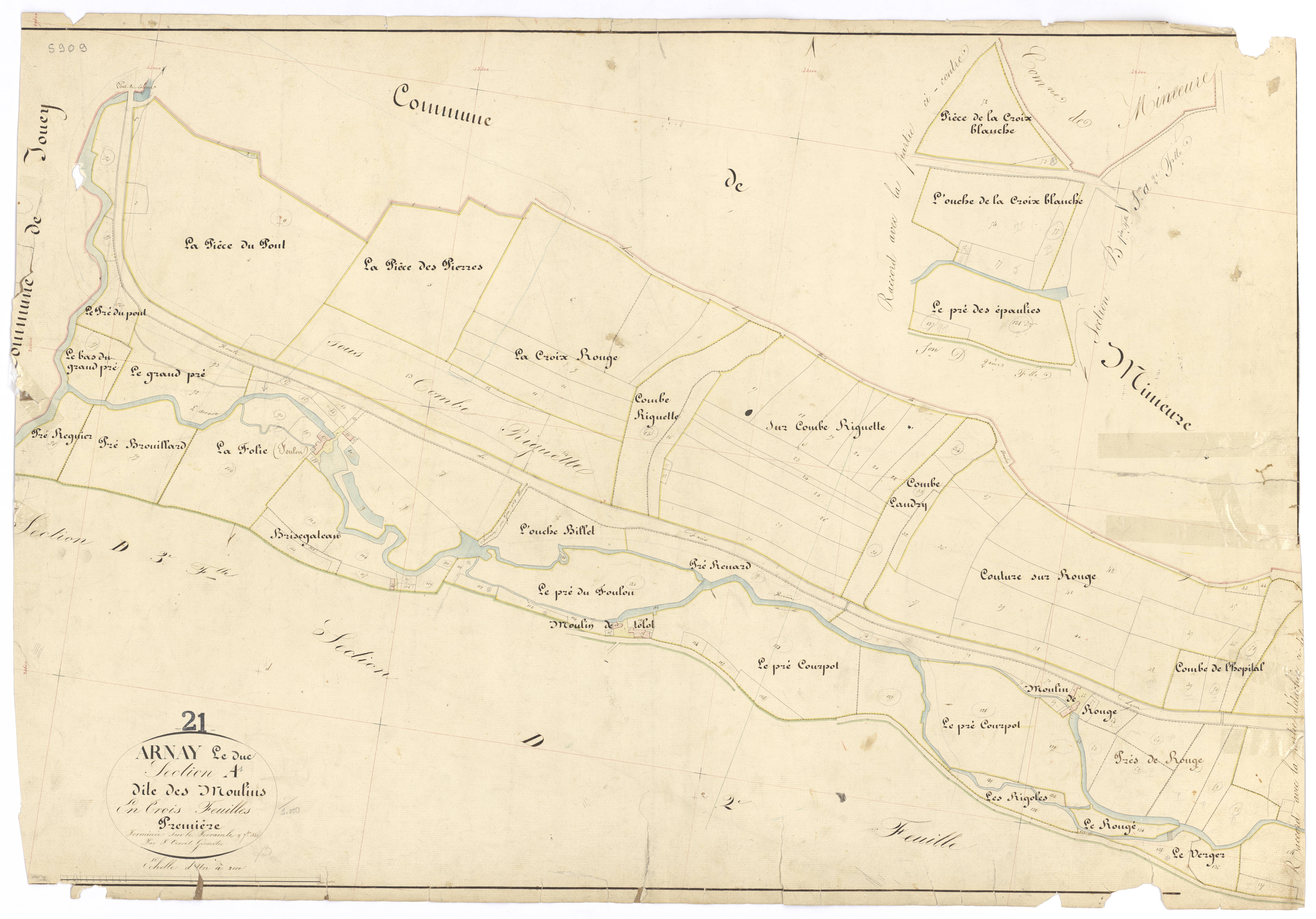 Arnay-le-Duc - Section A1 - 3 P PLAN 26/2