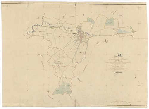 Arnay-le-Duc - Tableau d'assemblage - 3 P PLAN 26/1