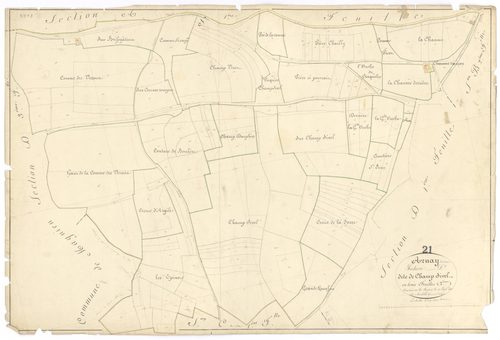 Arnay-le-Duc - Section D2 - 3 P PLAN 26/11