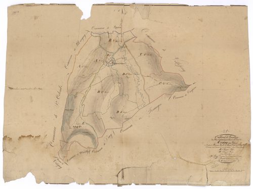 Arnay-sous-Vitteaux - Tableau d'assemblage - 3 P PLAN 27/1