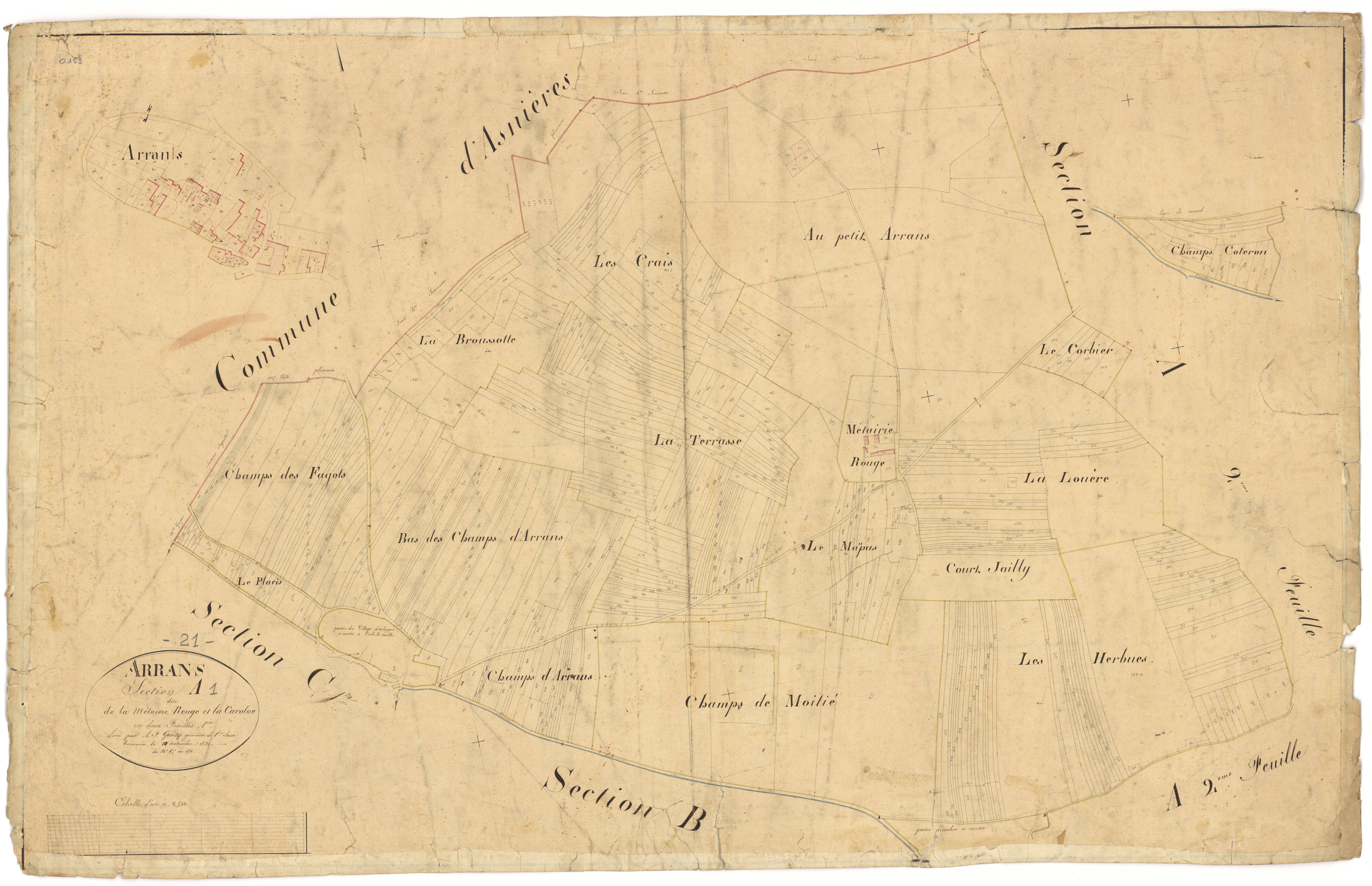 Arrans - Section A1 - 3 P PLAN 28/2