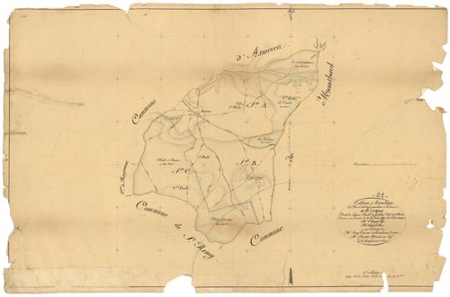 Arrans - Tableau d'assemblage - 3 P PLAN 28/1