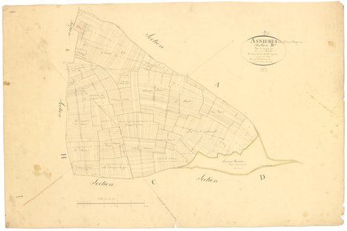 Asnières-en-Montagne - Section B - 3 P PLAN 29/4