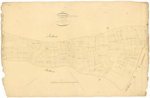 Asnières-en-Montagne - Section E - 3 P PLAN 29/8