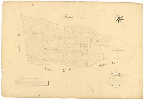 Asnières-en-Montagne - Section F - 3 P PLAN 29/9