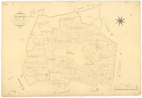 Asnières-en-Montagne - Section G1 - 3 P PLAN 29/10
