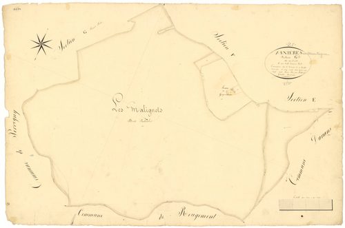Asnières-en-Montagne - Section G2 - 3 P PLAN 29/11
