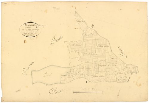 Asnières-en-Montagne - Section J1 - 3 P PLAN 29/14