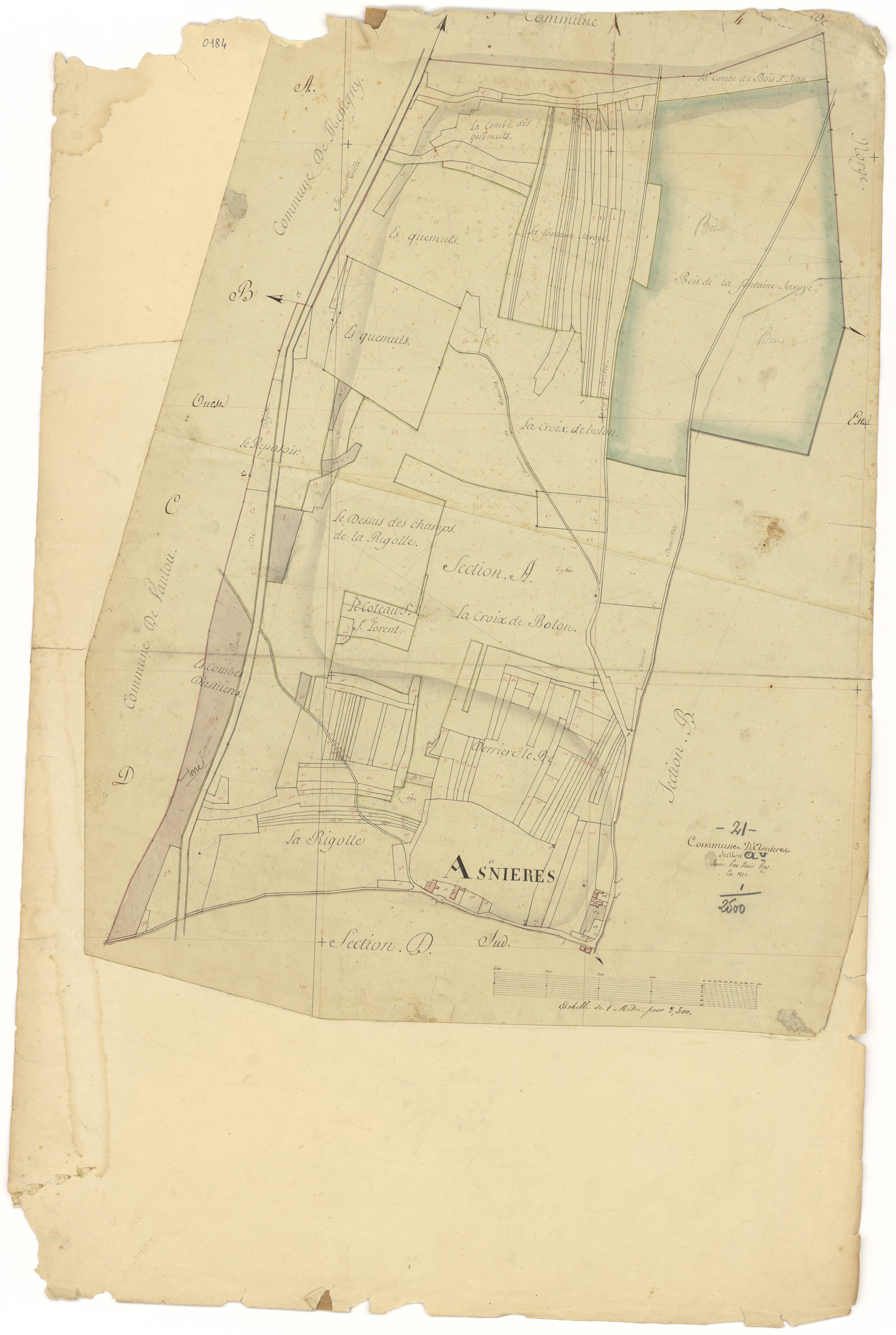 Asnières-lès-Dijon - Section A - 3 P PLAN 30/3