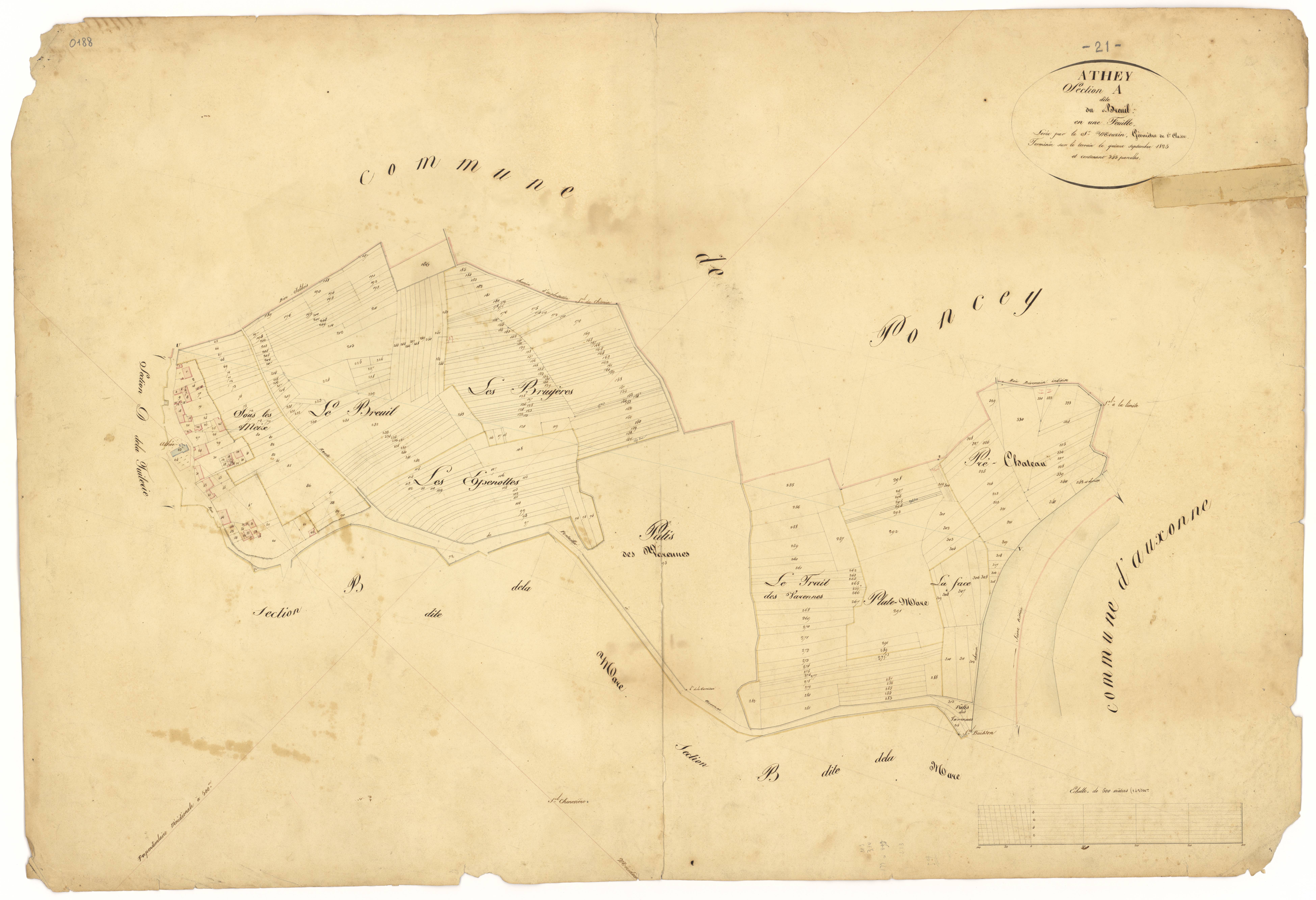 Athée - Section A - 3 P PLAN 31/2