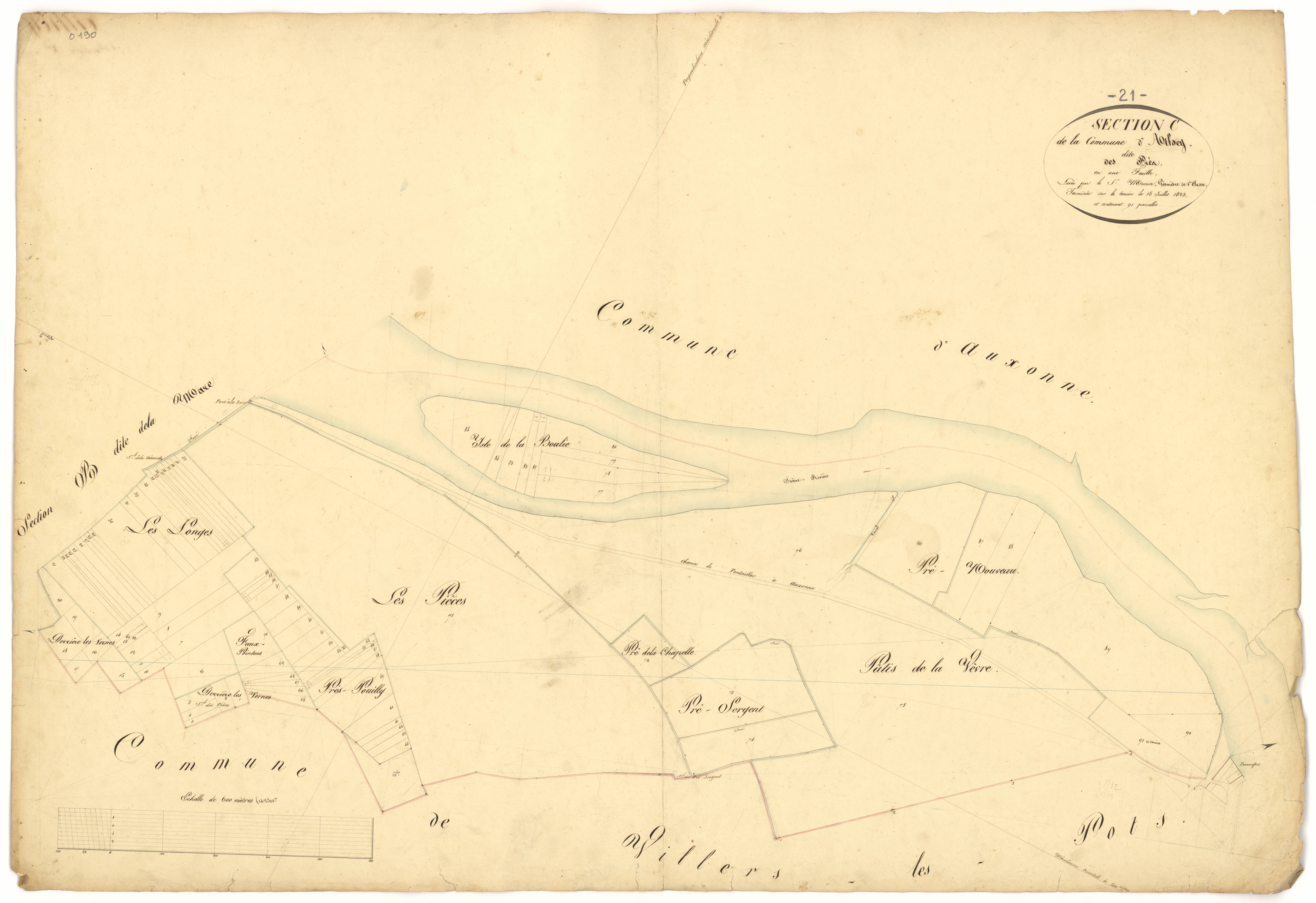 Athée - Section C - 3 P PLAN 31/4