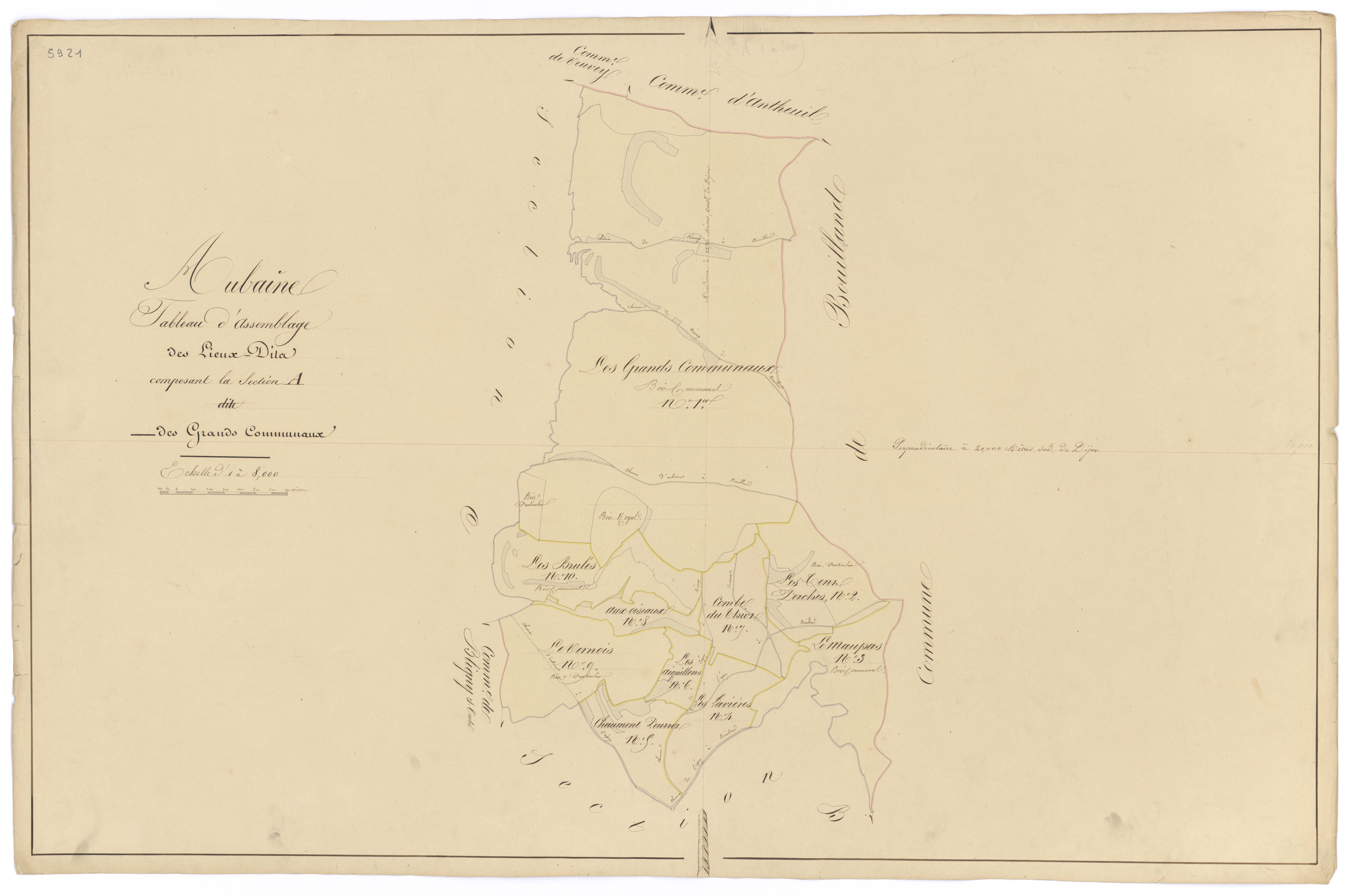Aubaine - Section A (tableau d'assemblage) - 3 P PLAN 33/2