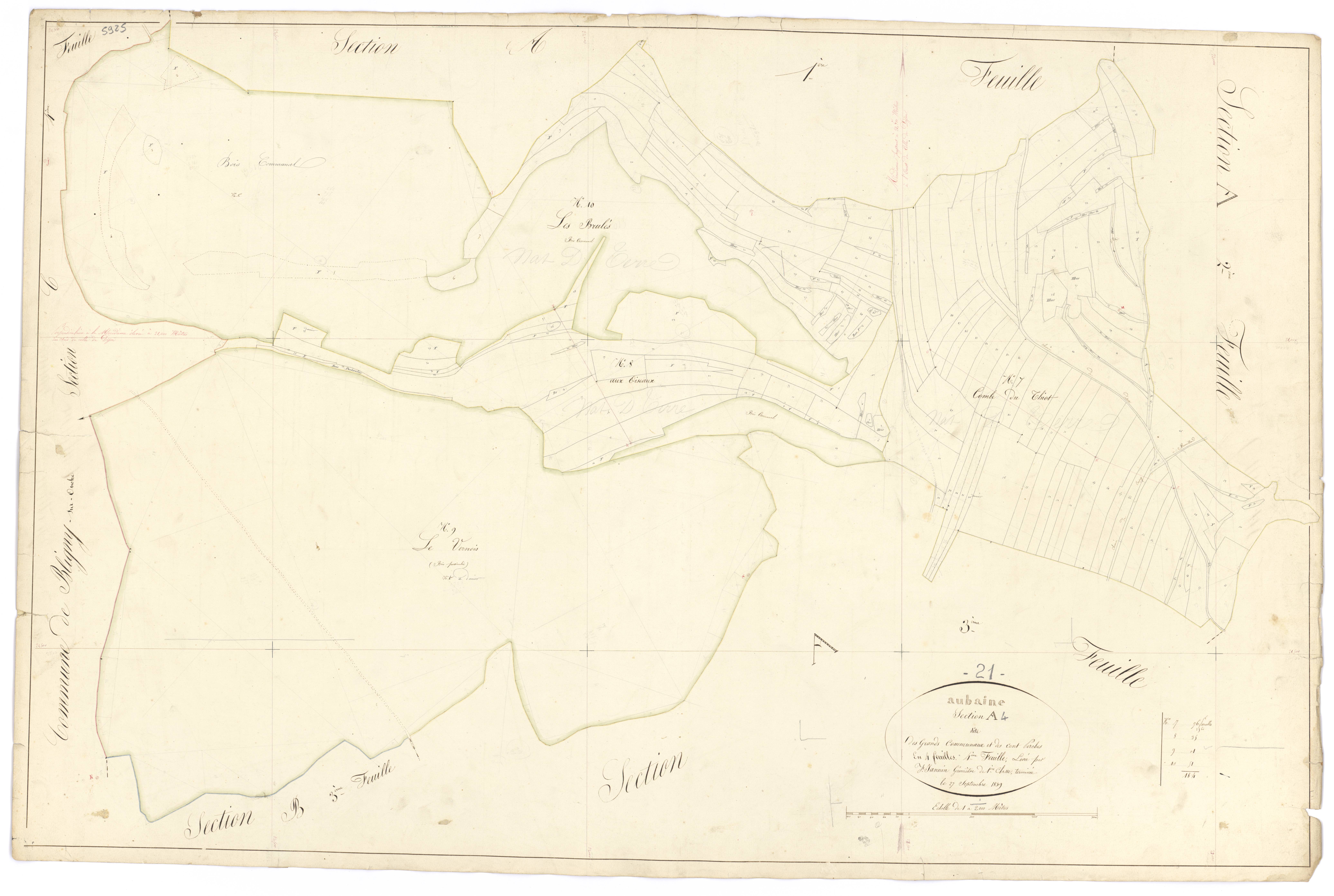 Aubaine - Section A4 - 3 P PLAN 33/6