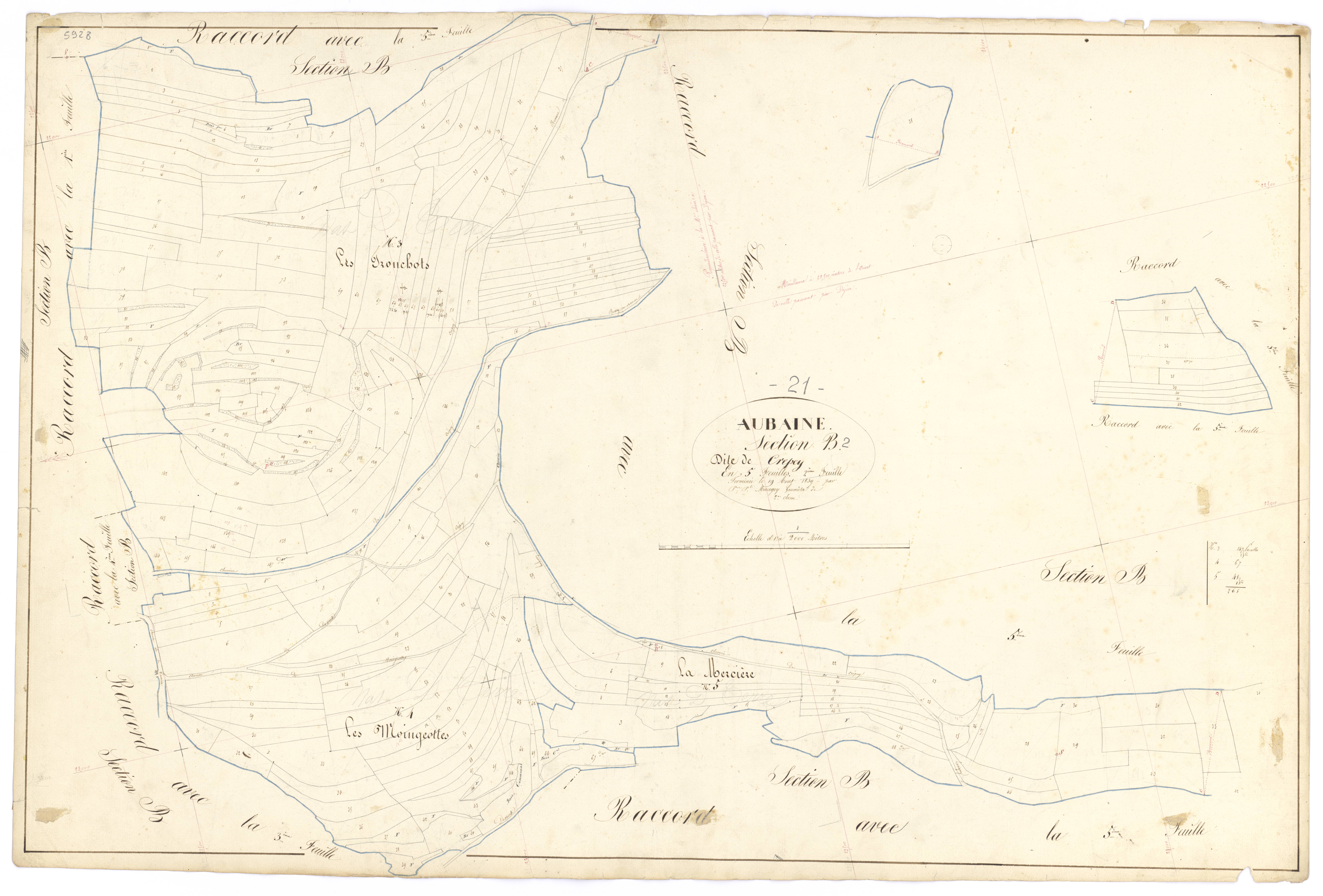 Aubaine - Section B2 - 3 P PLAN 33/9