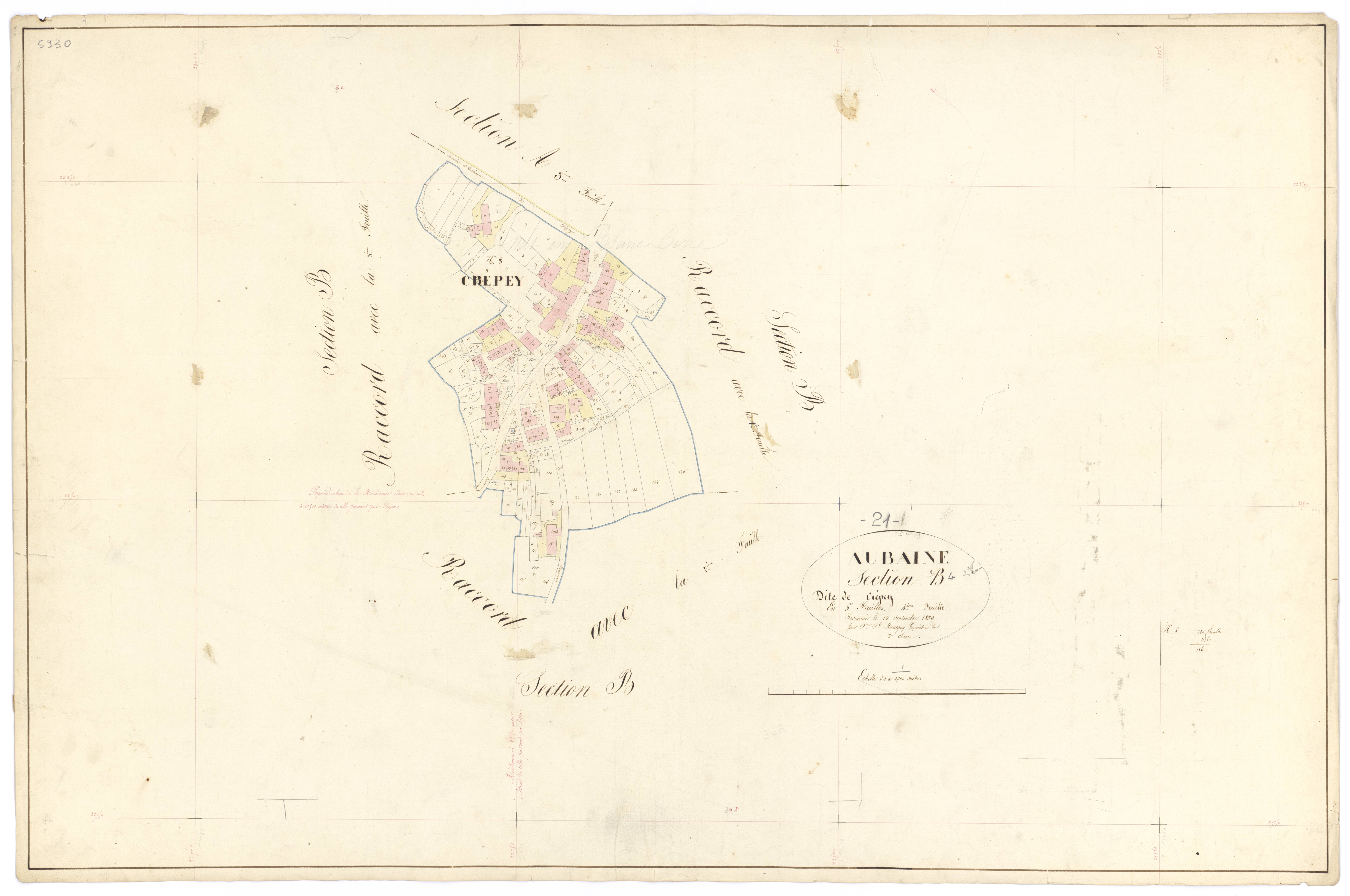 Aubaine - Section B4 - 3 P PLAN 33/11