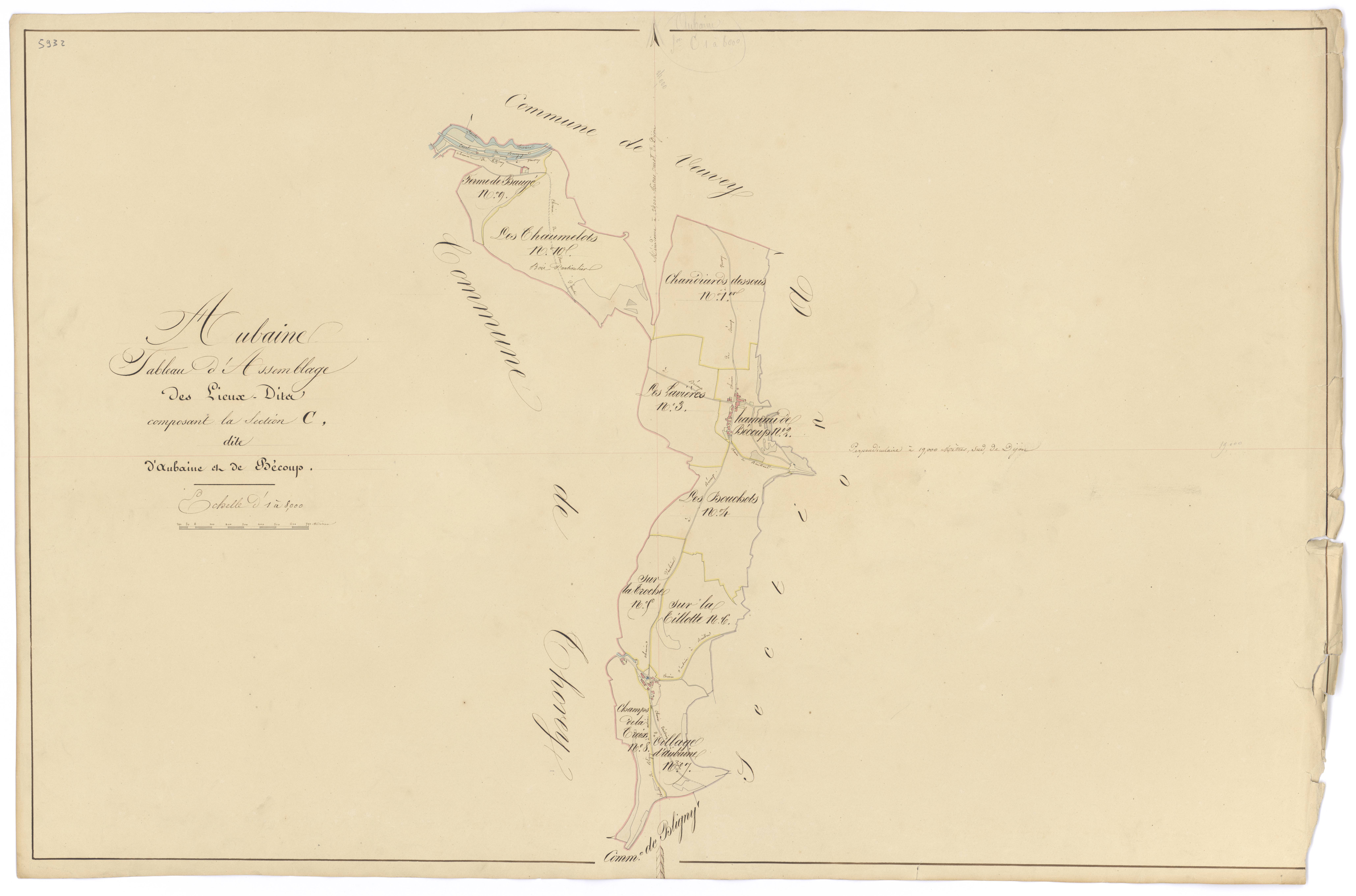 Aubaine - Section C (tableau d'assemblage) - 3 P PLAN 33/13
