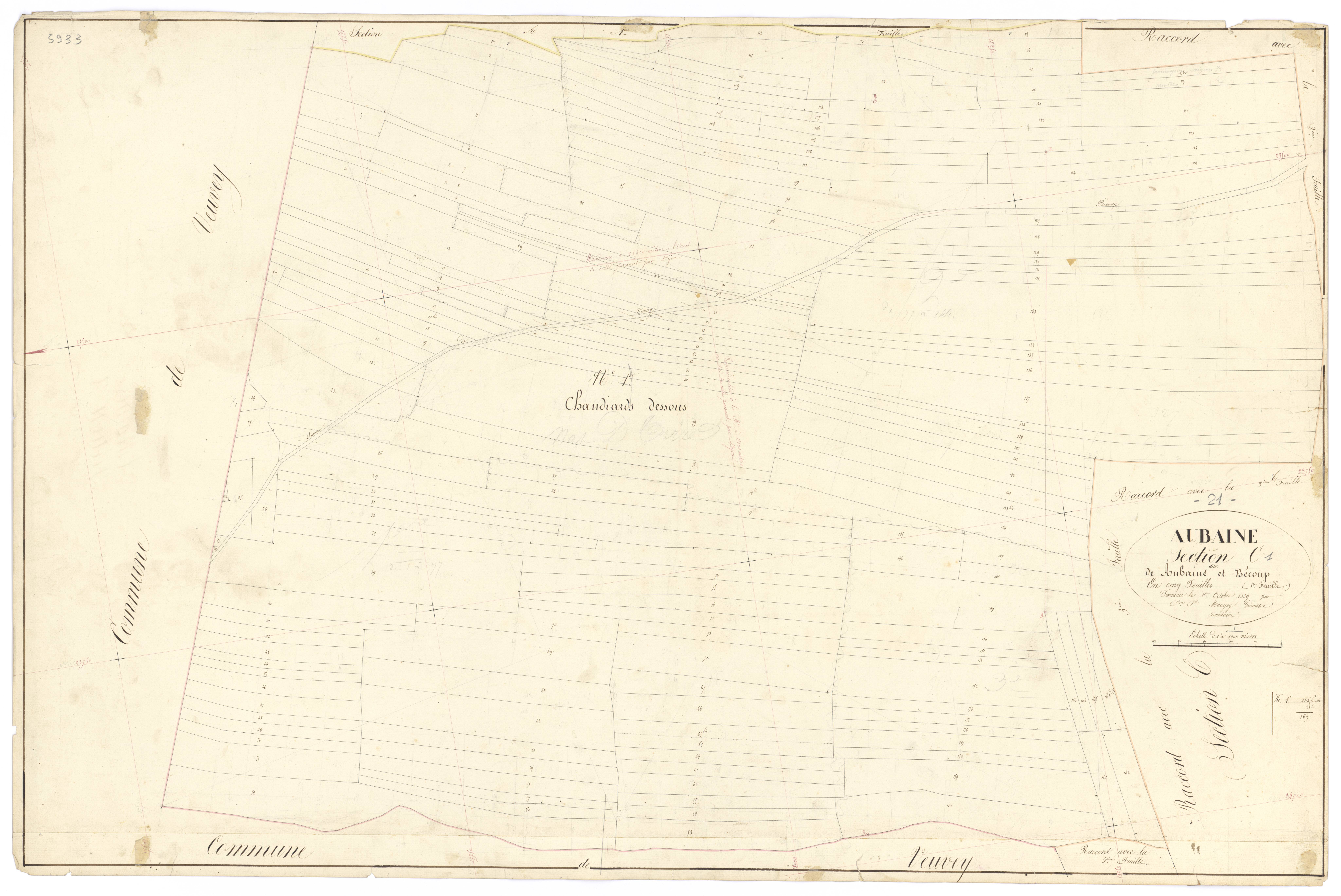 Aubaine - Section C1 - 3 P PLAN 33/14