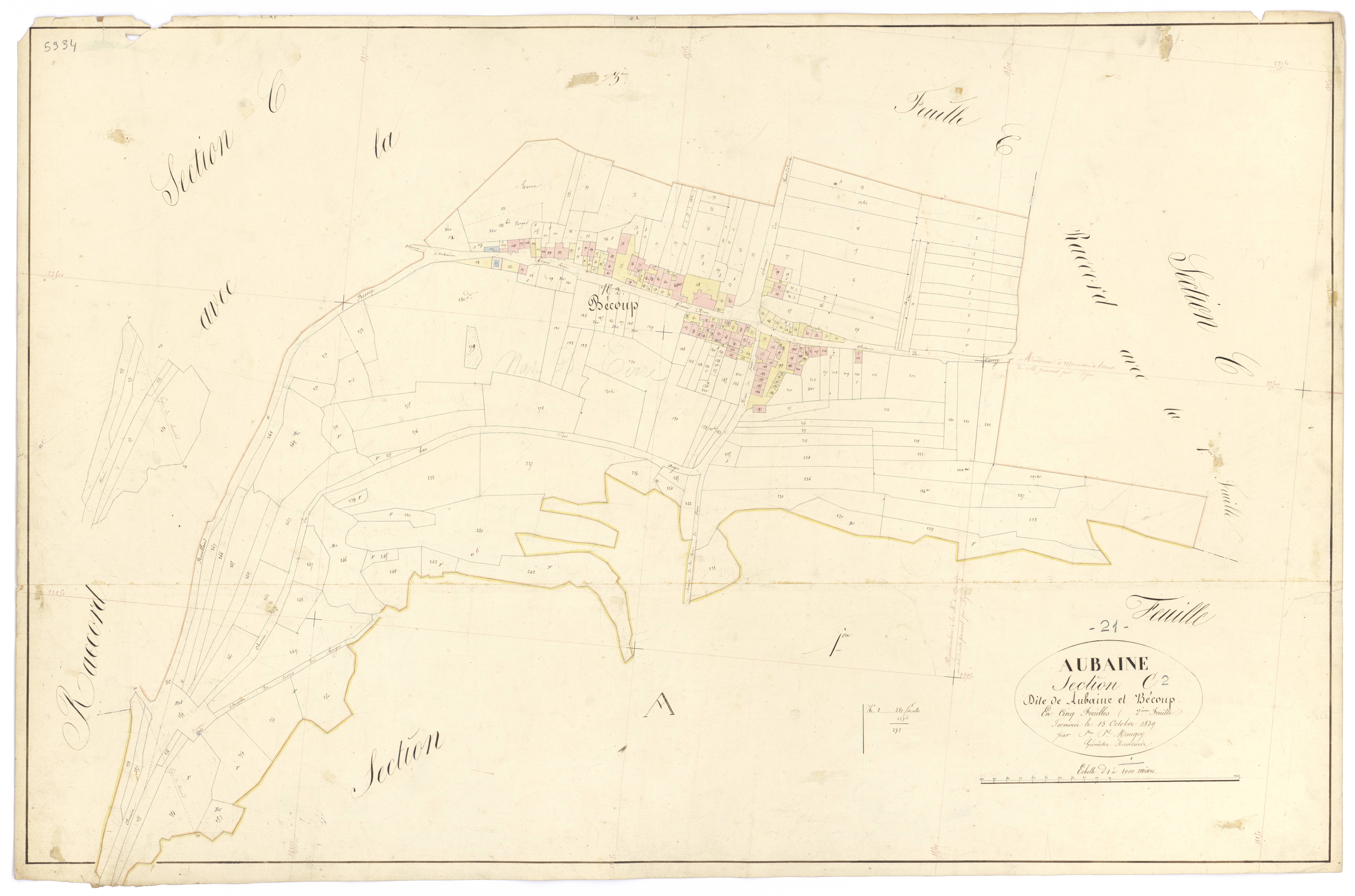 Aubaine - Section C2 - 3 P PLAN 33/15