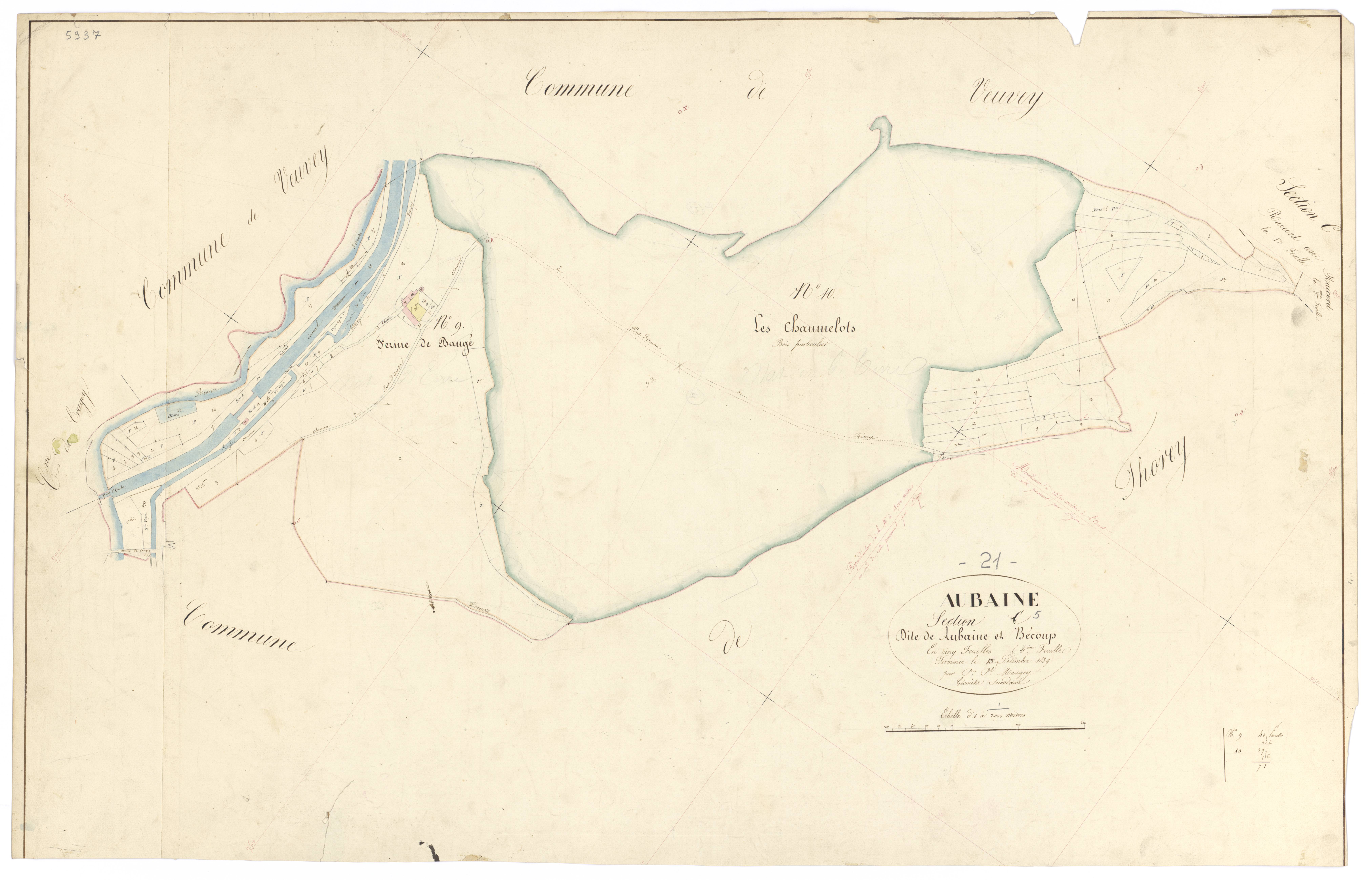 Aubaine - Section C5 - 3 P PLAN 33/18