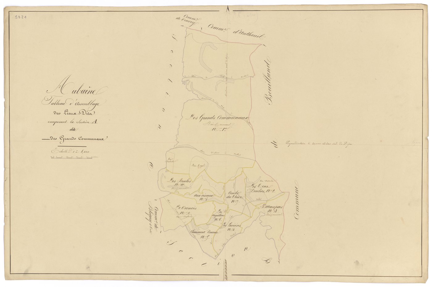 Aubaine - Section A (tableau d'assemblage) - 3 P PLAN 33/2