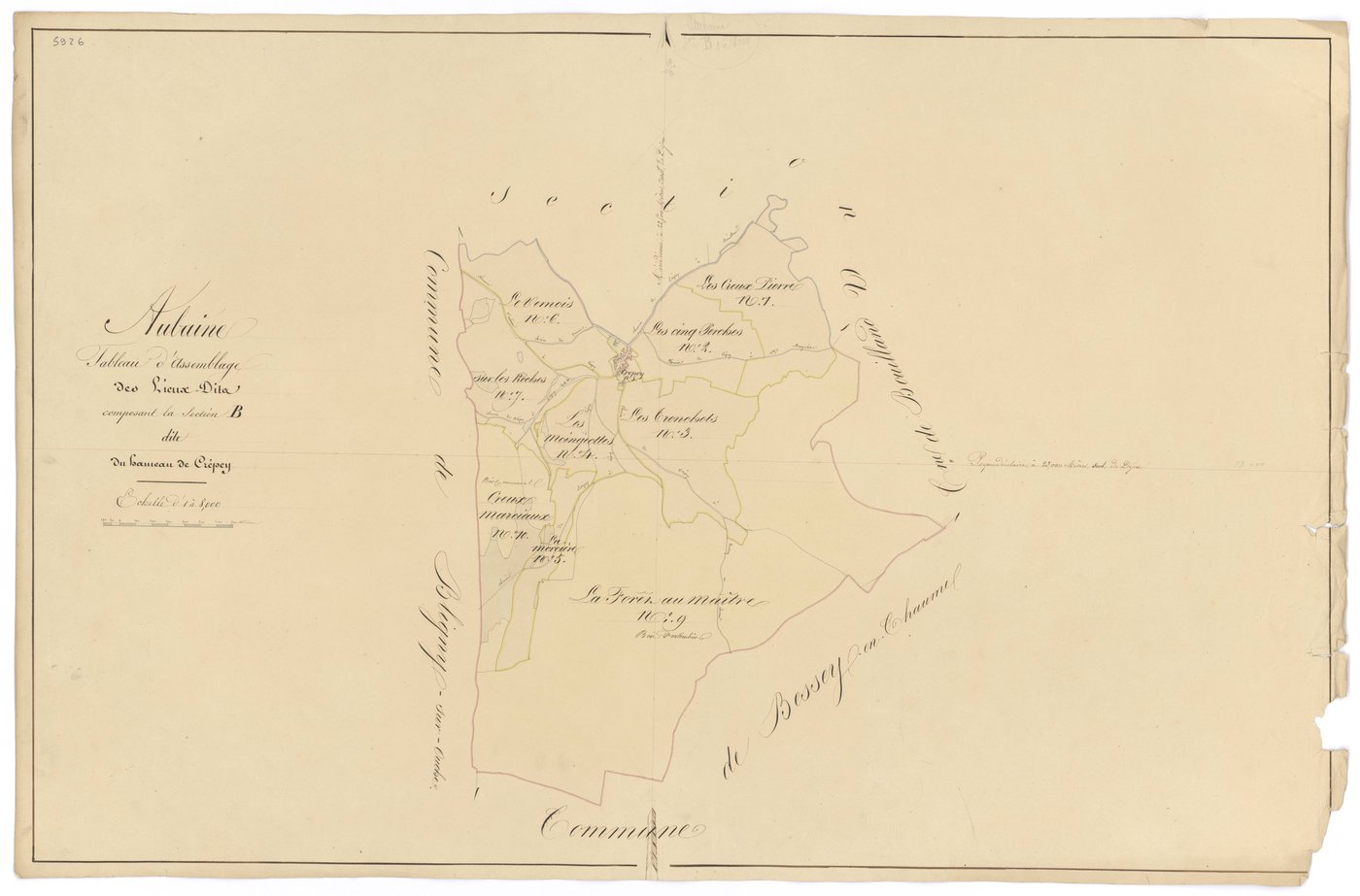 Aubaine - Section B (tableau d'assemblage) - 3 P PLAN 33/7