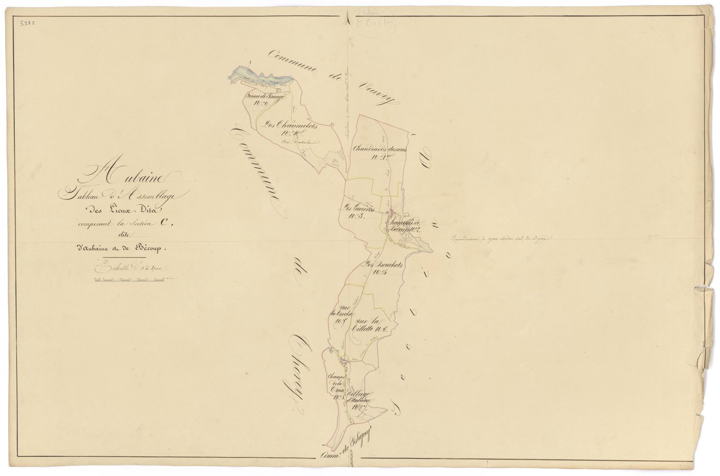 Aubaine - Section C (tableau d'assemblage) - 3 P PLAN 33/13