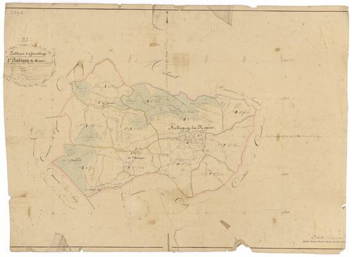 Aubigny-la-Ronce - Tableau d'assemblage - 3 P PLAN 35/1