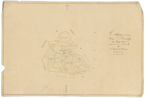 Aubigny-la-Ronce - Section A (tableau d'assemblage) - 3 P PLAN 35/2