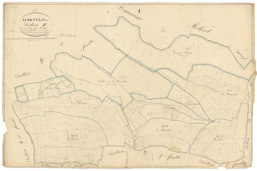 Aubigny-la-Ronce - Section B2 - 3 P PLAN 35/8