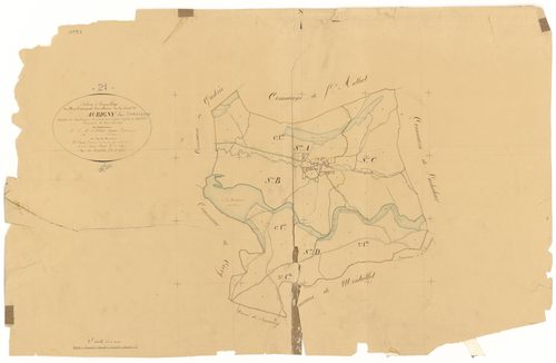 Aubigny-lès-Sombernon - Tableau d'assemblage - 3 P PLAN 36/1