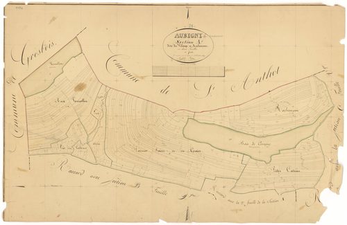 Aubigny-lès-Sombernon - Section A1 - 3 P PLAN 36/2