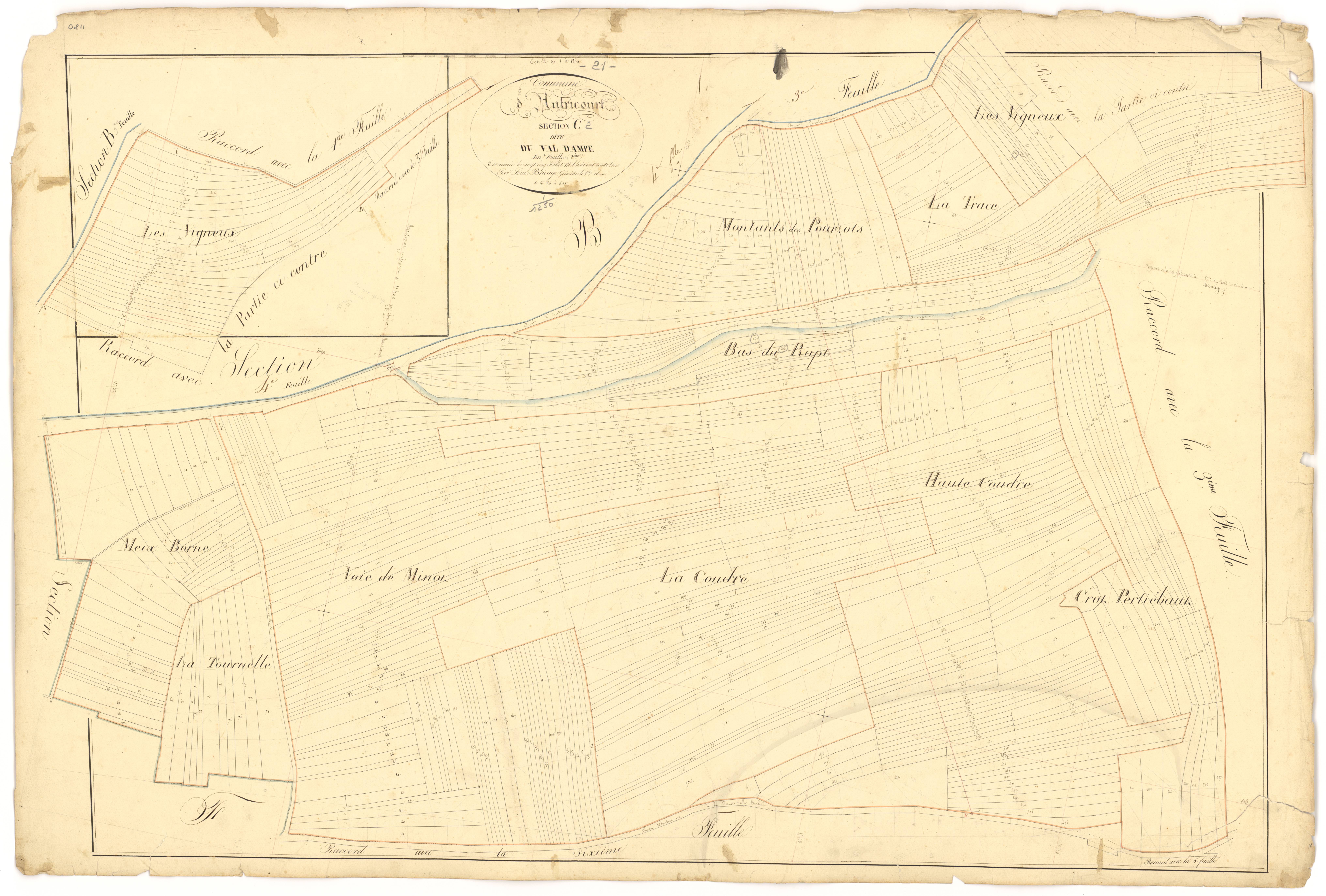 Autricourt - Section C2 - 3 P PLAN 37/11