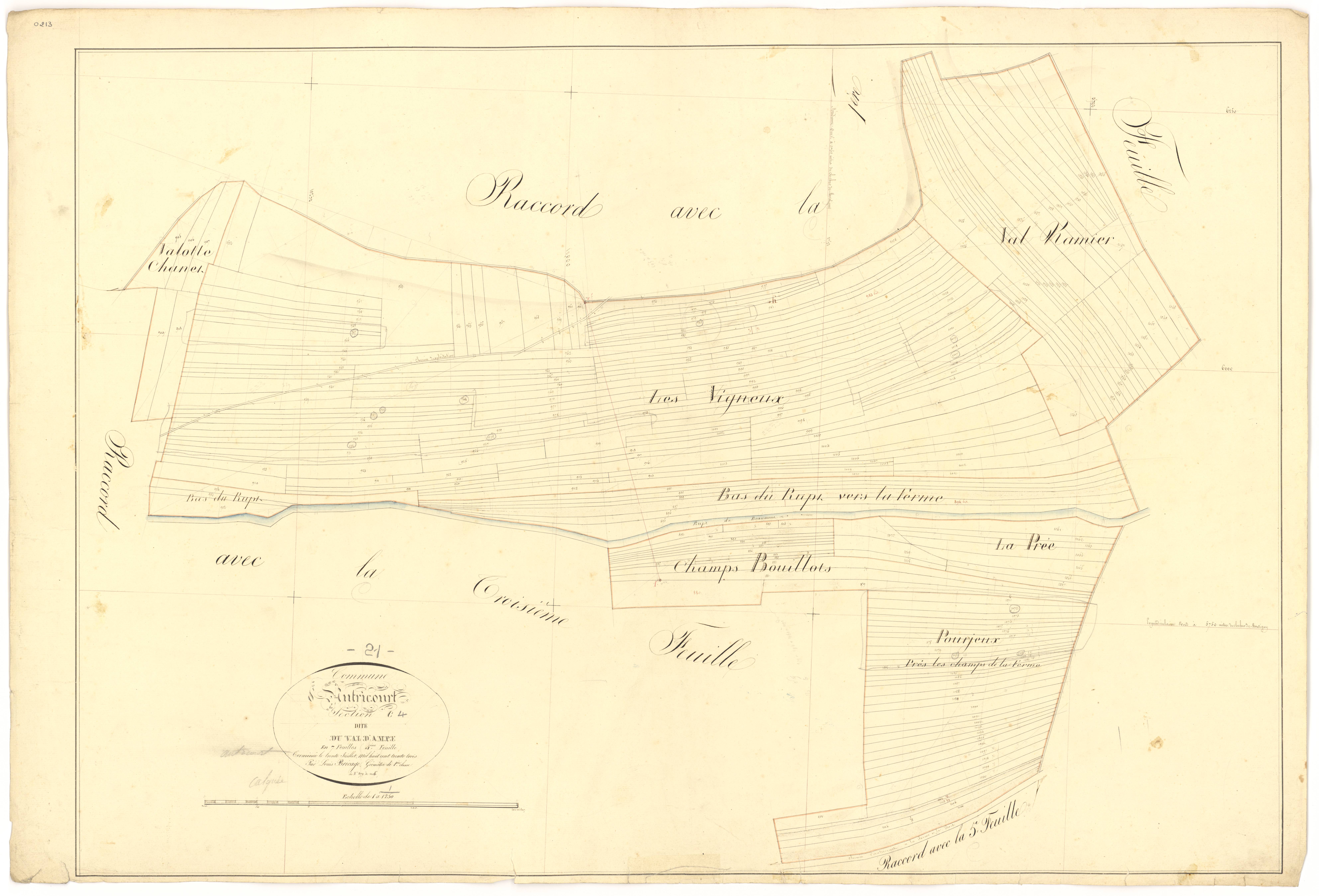 Autricourt - Section C4 - 3 P PLAN 37/13