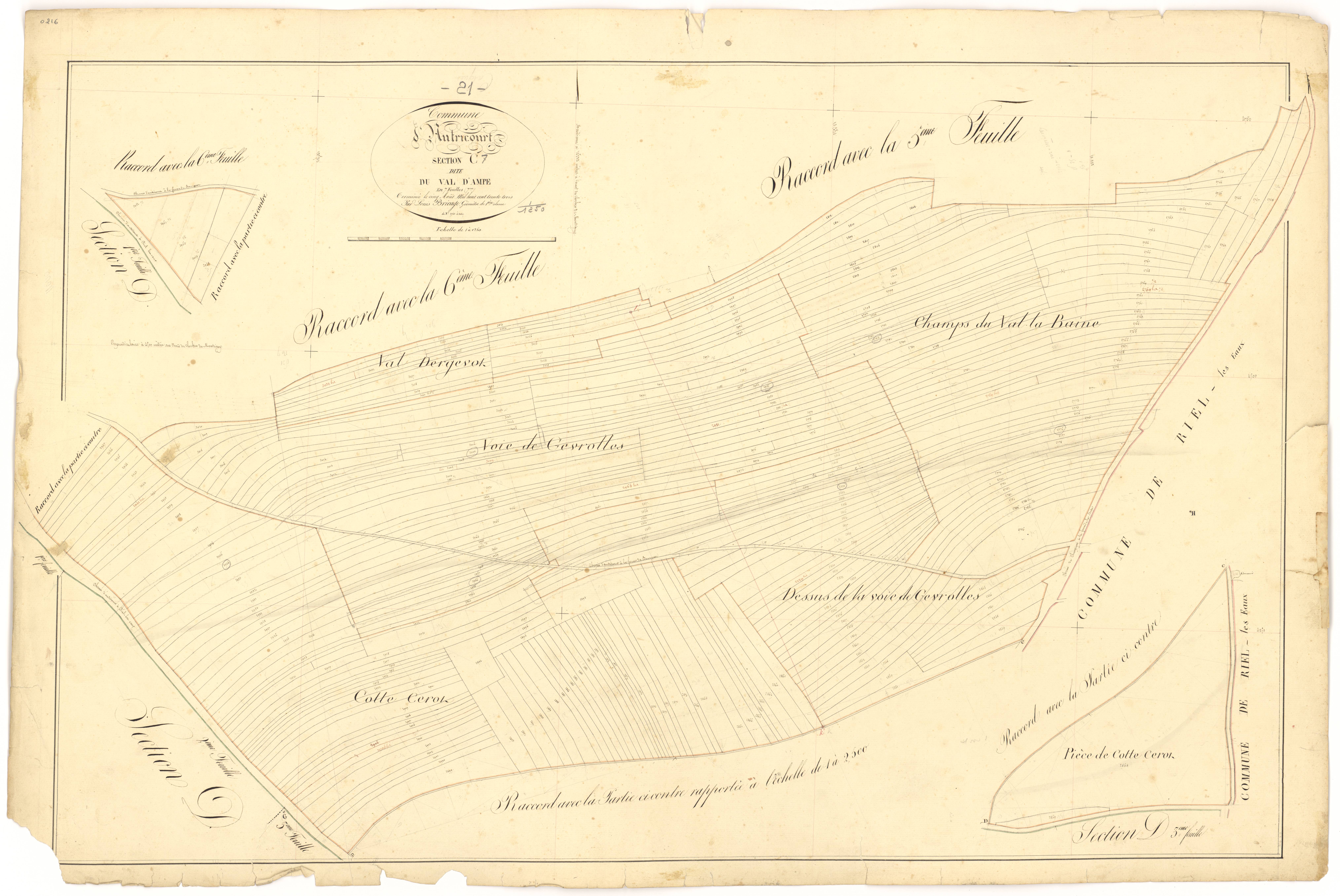 Autricourt - Section C7 - 3 P PLAN 37/16