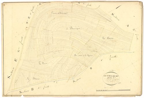 Autricourt - Section A4 - 3 P PLAN 37/5