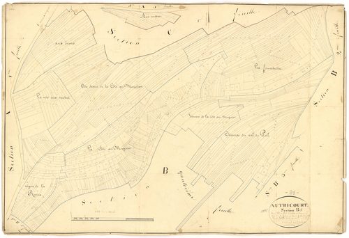 Autricourt - Section B1 - 3 P PLAN 37/6