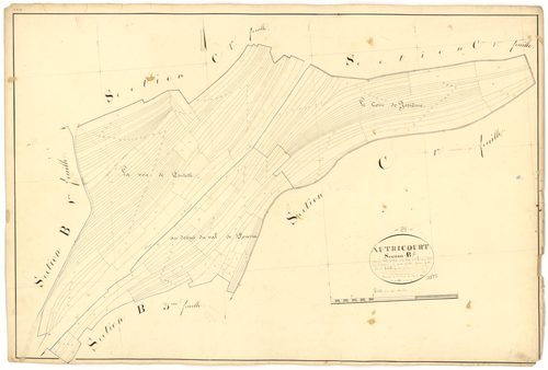 Autricourt - Section B2 - 3 P PLAN 37/7