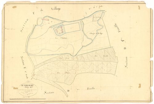 Autricourt - Section D6 - 3 P PLAN 37/22