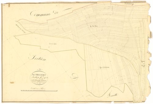 Autricourt - Section E3 - 3 P PLAN 37/27