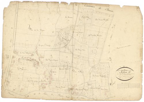 Auvillars-sur-Saône - Section A1 - 3 P PLAN 38/2