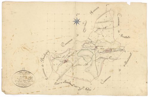 Auxey-Duresses - Tableau d'assemblage - 3 P PLAN 40/1