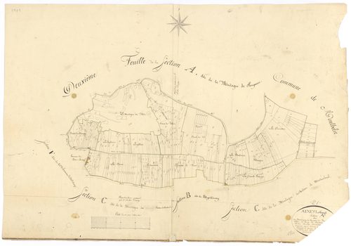 Auxey-Duresses - Section A3 - 3 P PLAN 40/4