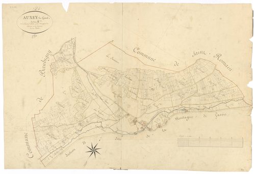 Auxey-Duresses - Section E - 3 P PLAN 40/9