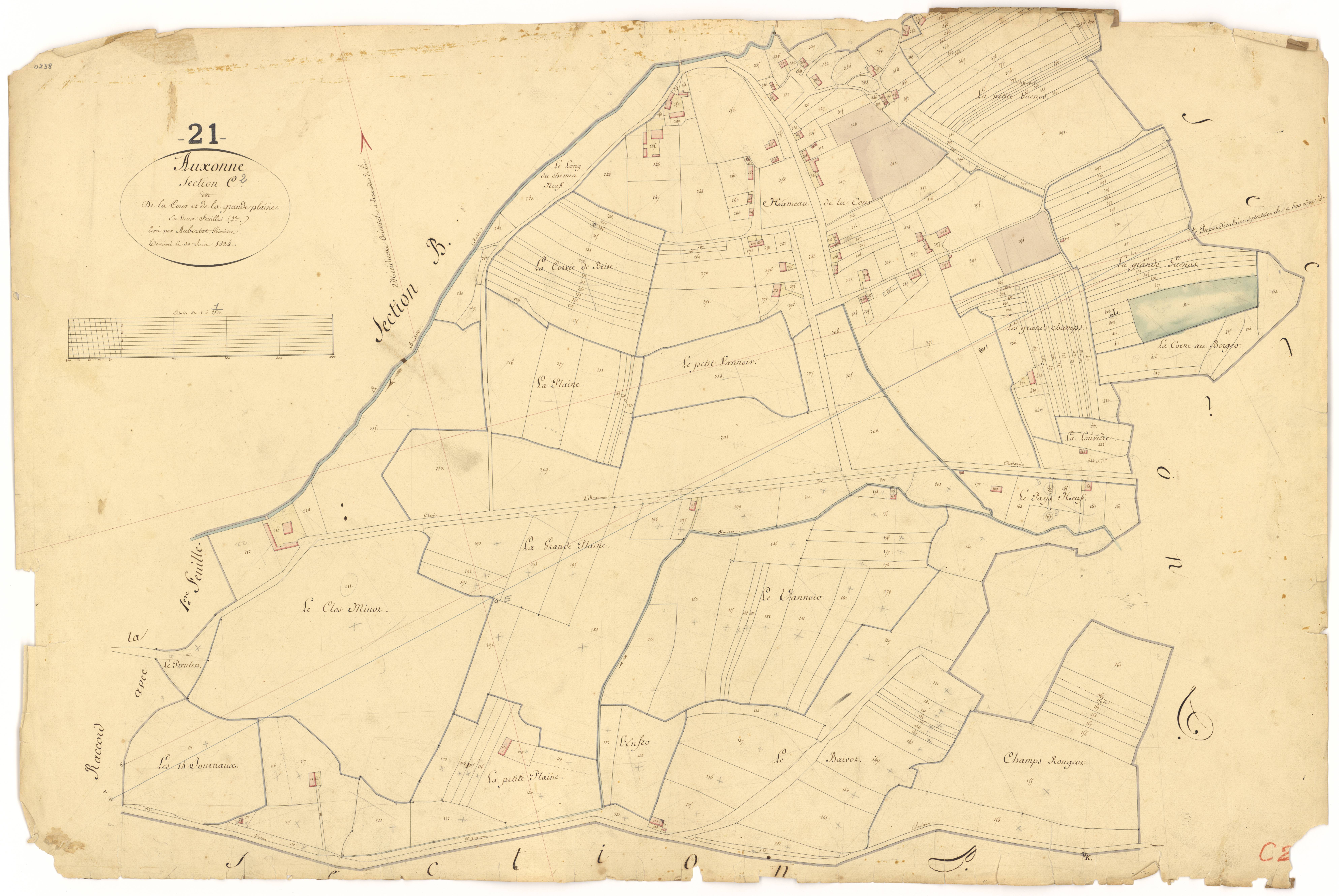 Auxonne - Section C2 - 3 P PLAN 41/9
