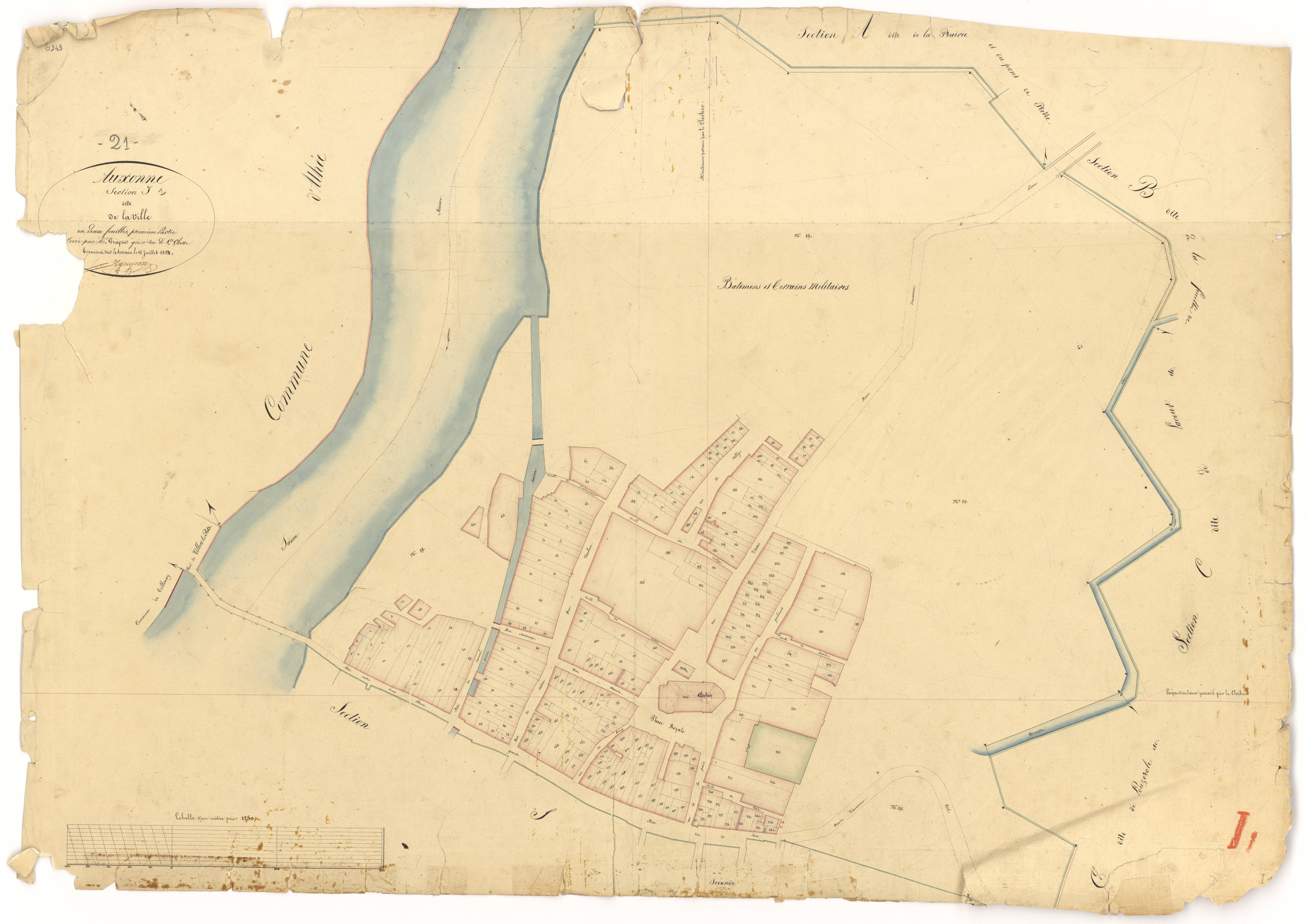 Auxonne - Section I1 - 3 P PLAN 41/20